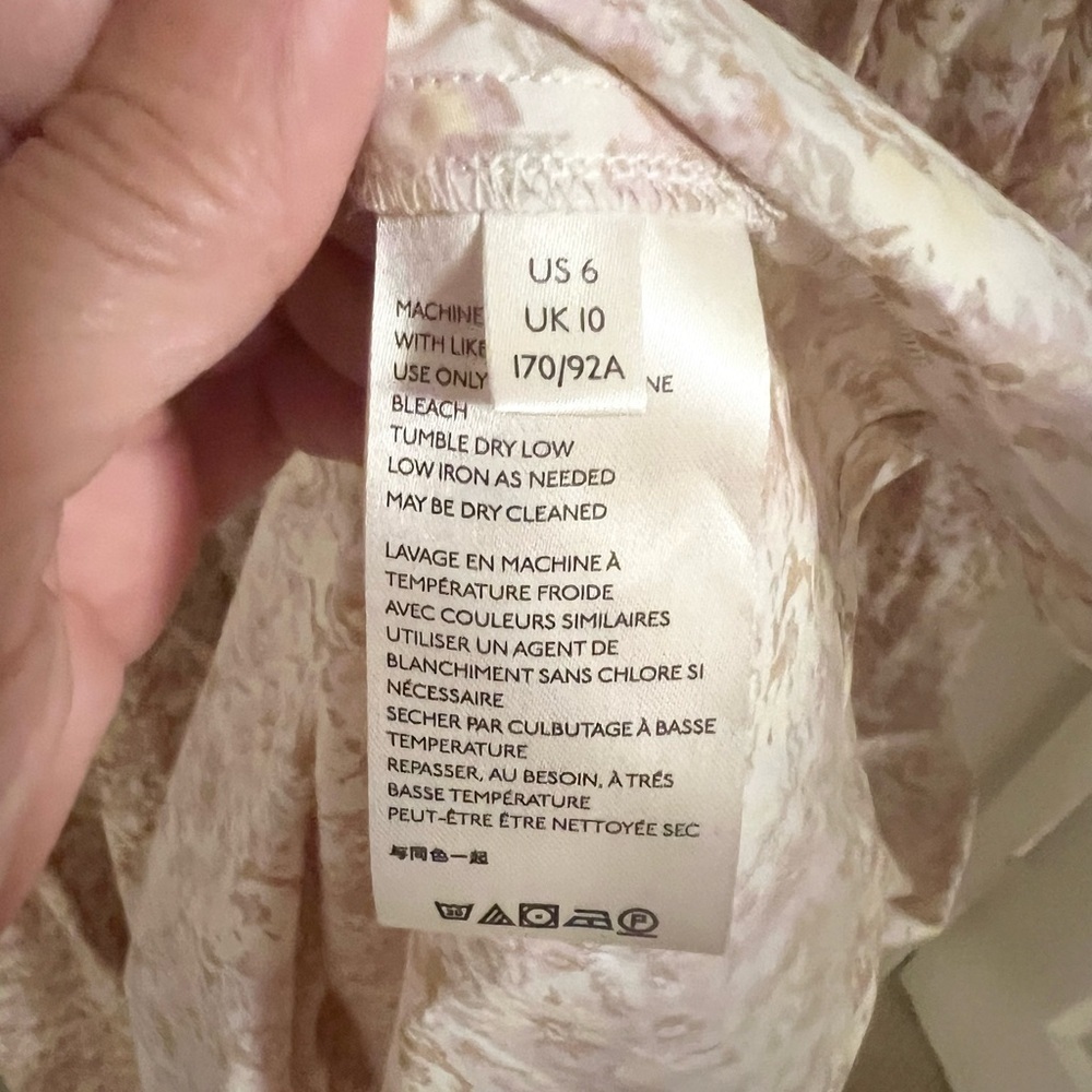 Free People She’s a Dream Midi Dress Powder Combo cotton size 6 - Picture 12 of 16